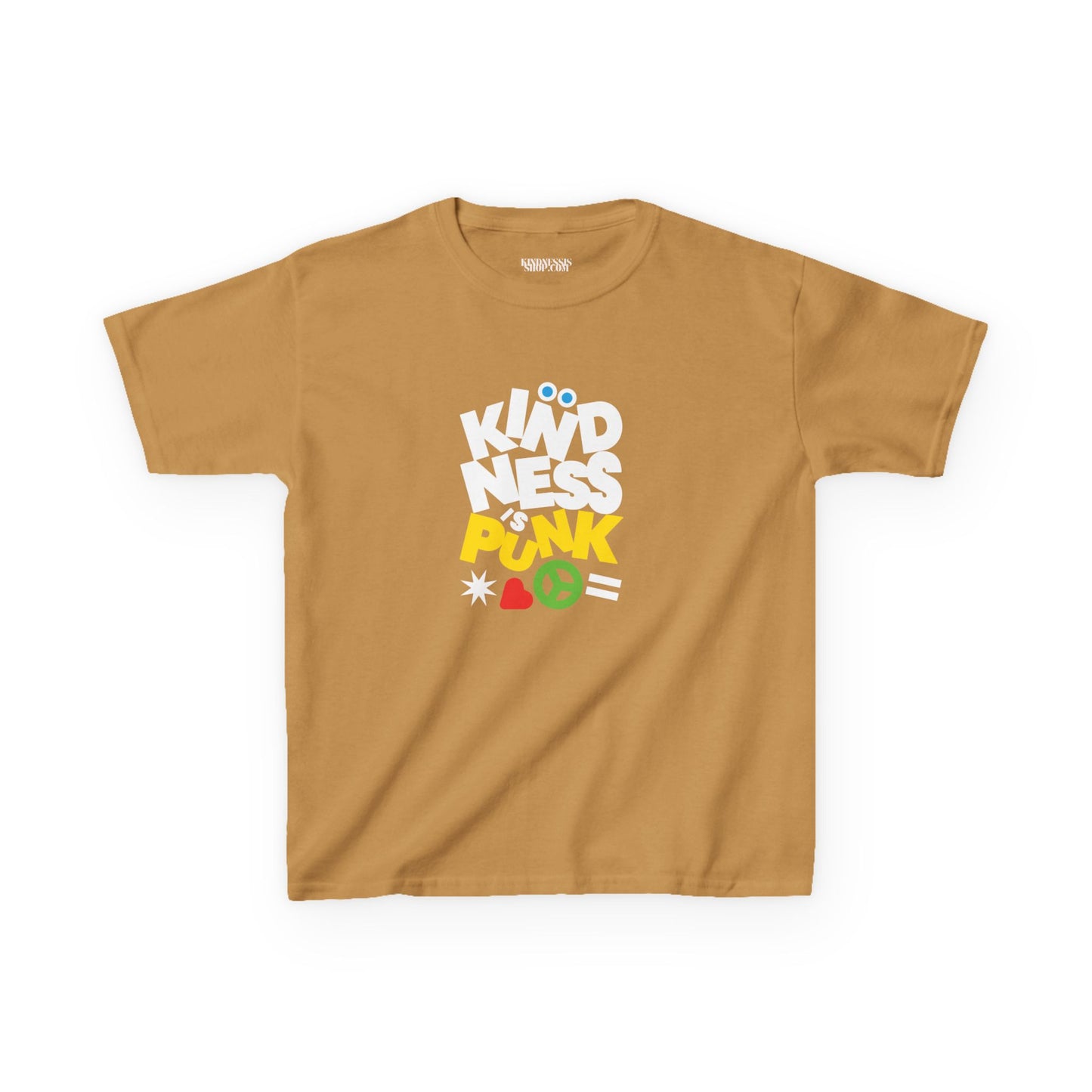 Peace, Love, and Punk Kid's T-shirt - by Favio Moreno