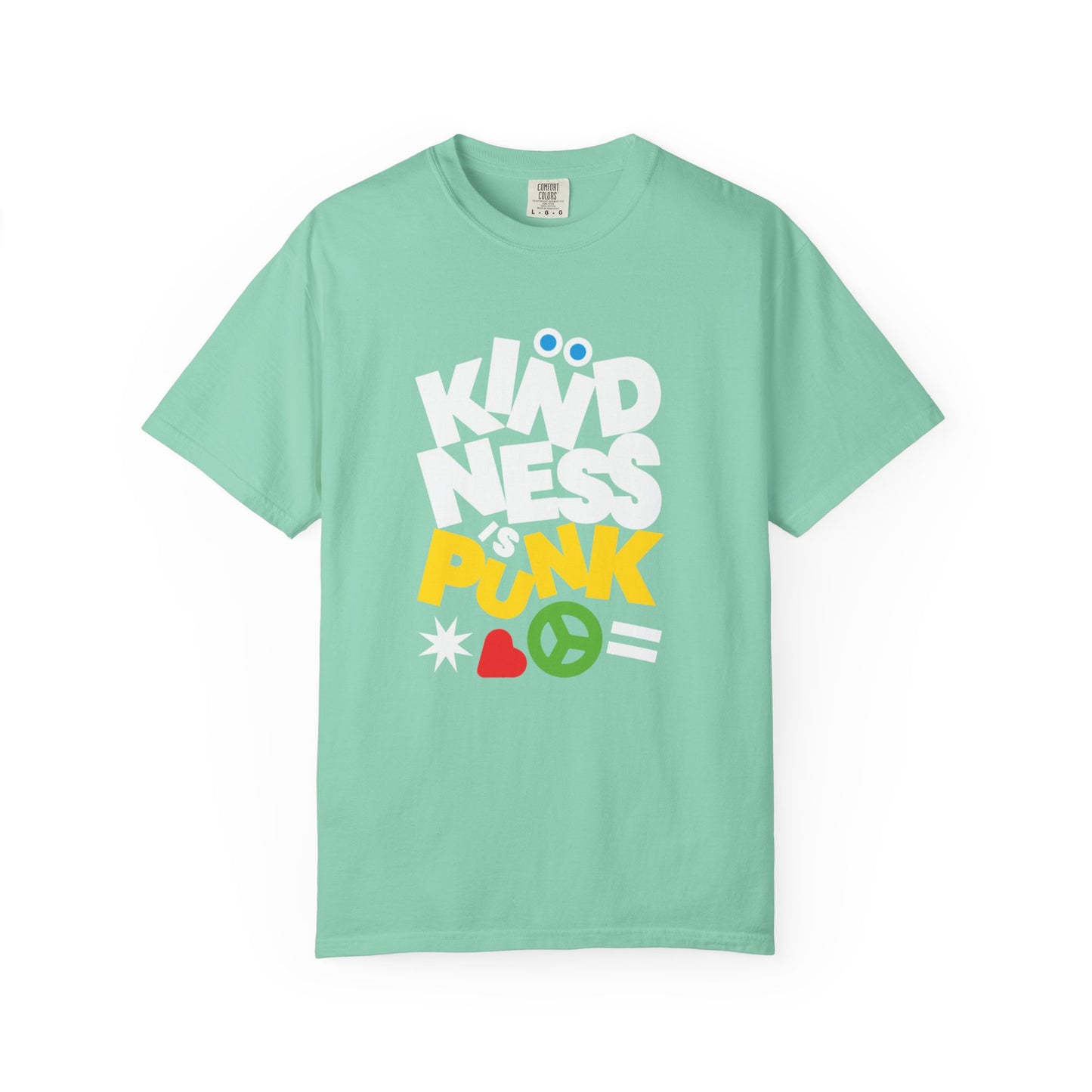 Peace, Love, and Punk T-shirt by Favio Moreno