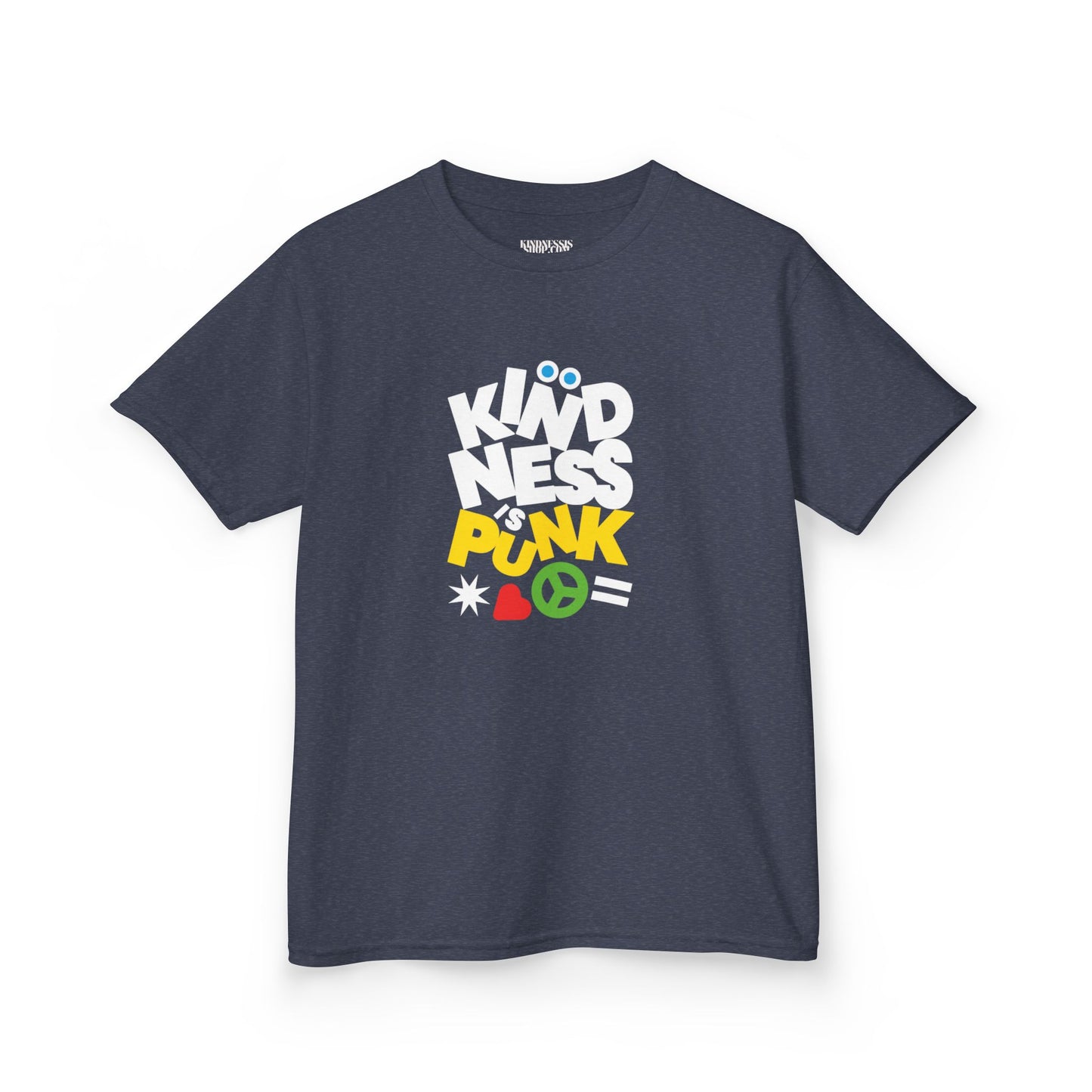 Peace, Love, and Punk Kid's T-shirt - by Favio Moreno