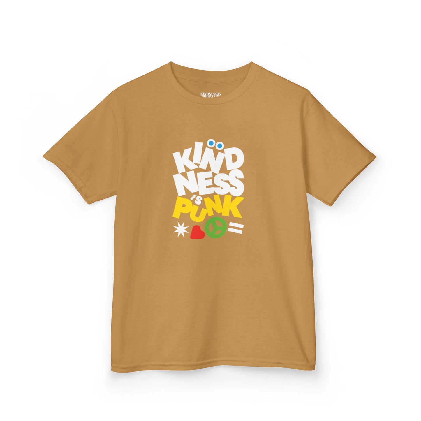 Peace, Love, and Punk Kid's T-shirt - by Favio Moreno