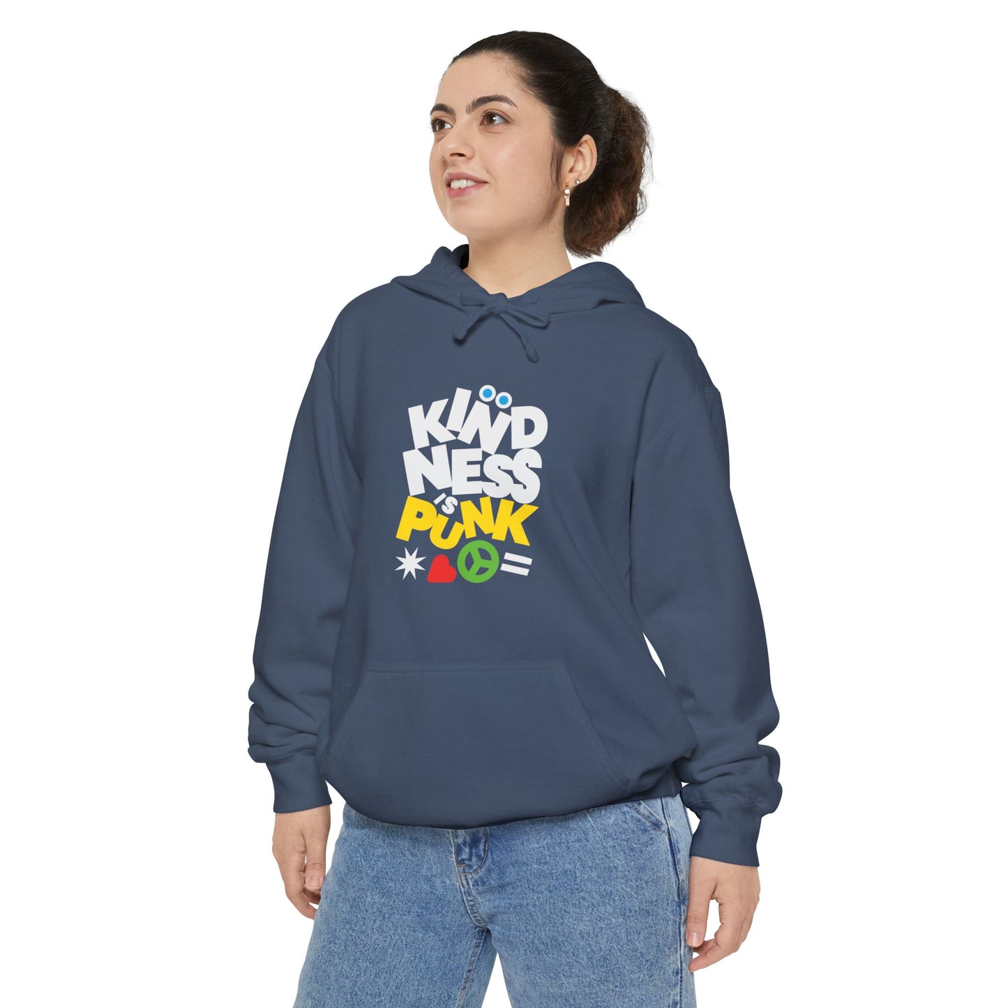 Peace, Love, and Punk Hoodie - by Favio Moreno