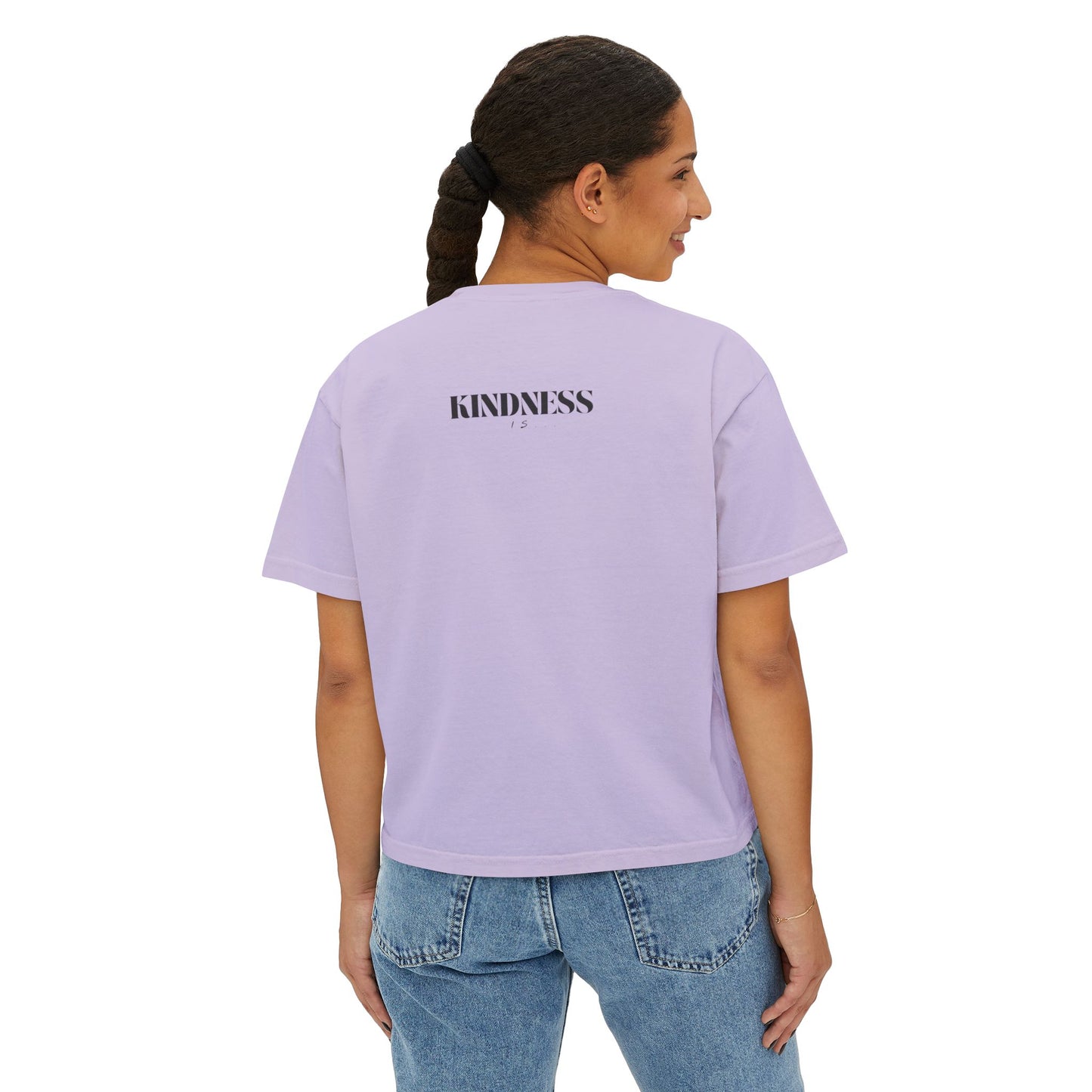 Gothic Dove Kindness - Women's Boxy Tee by Favio Moreno