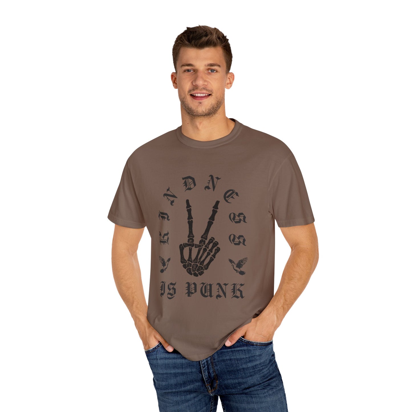 Gothic Dove Kindness T-shirt - by Favio Moreno