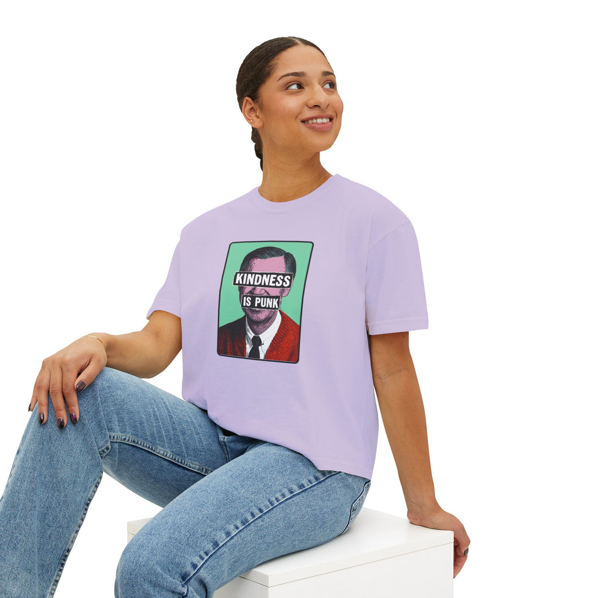 Unlikely Rebel Pop Art Edition Women's Boxy Tee (R)