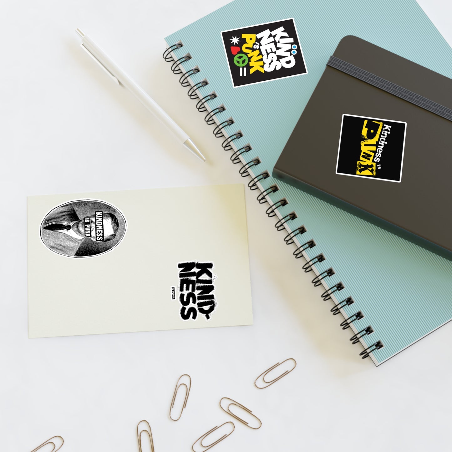 Kindness is Punk Sticker Sheet - By: Favio Moreno