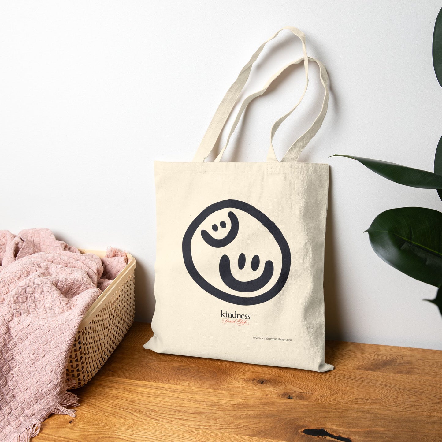 Make Kindness the Norm (Wavy, KSC) Canvas Tote - By: Favio Moreno