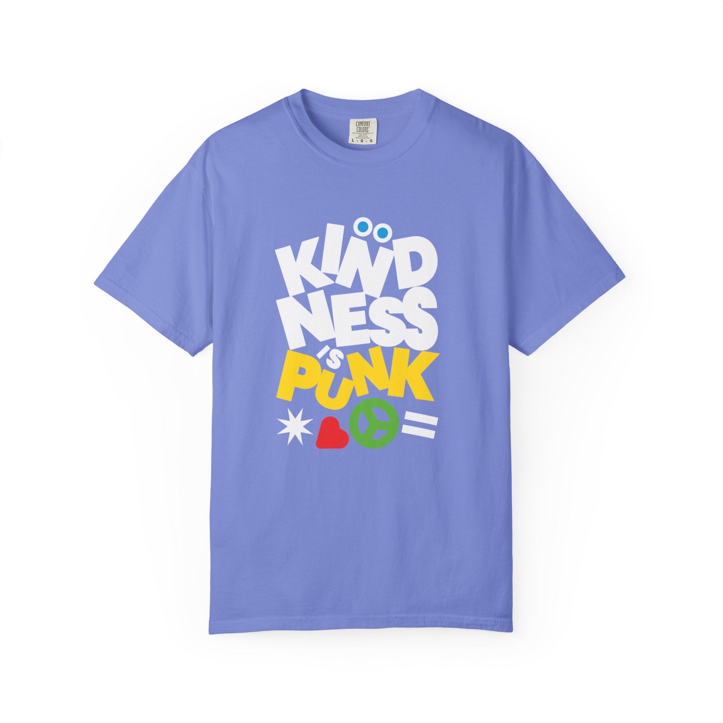 Peace, Love, and Punk T-shirt by Favio Moreno