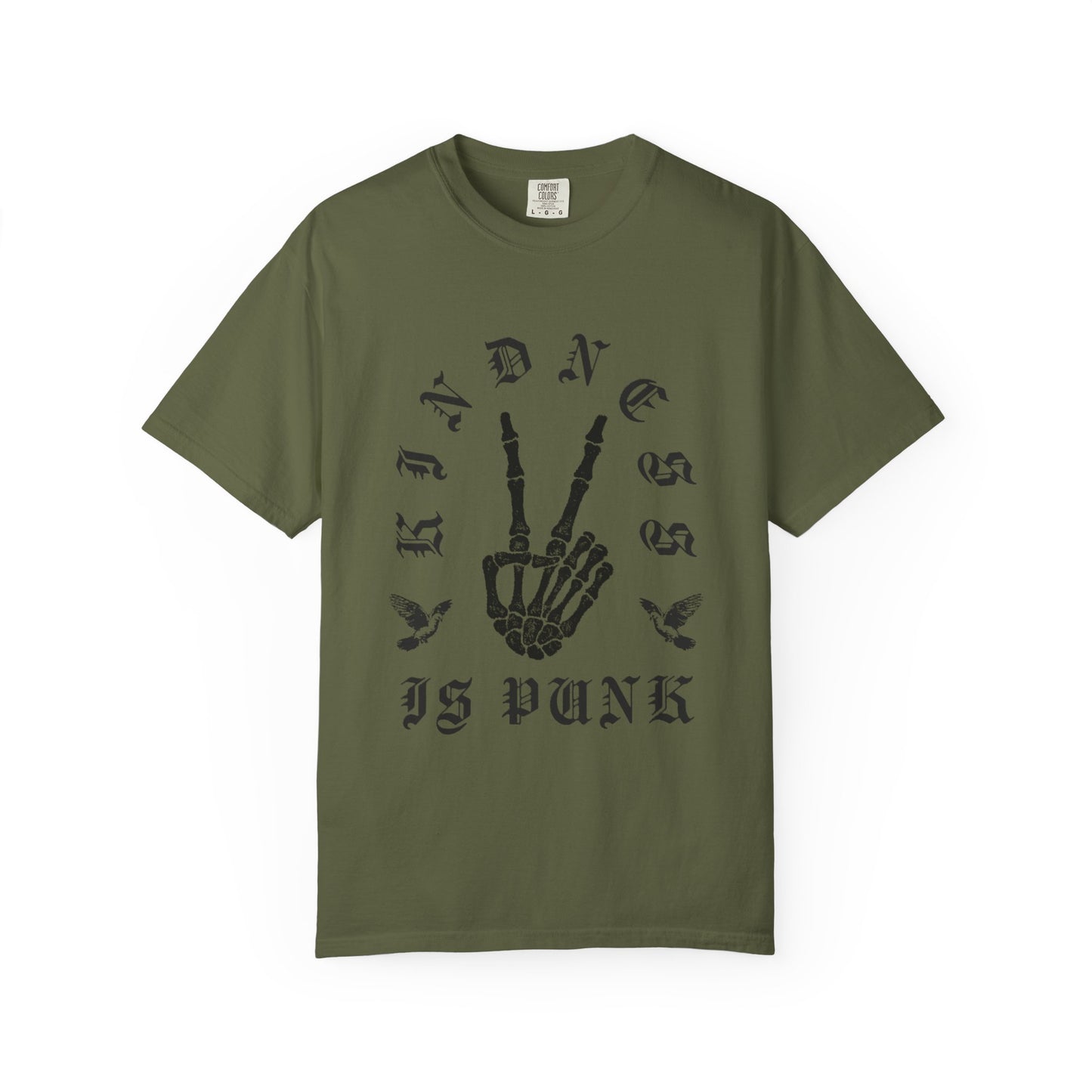 Gothic Dove Kindness T-shirt - by Favio Moreno