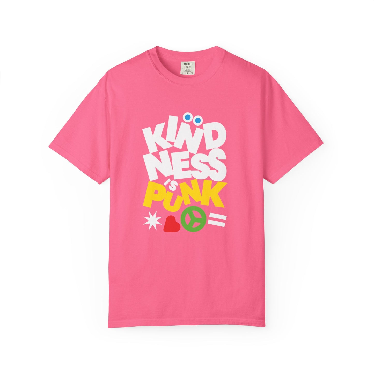 Peace, Love, and Punk T-shirt by Favio Moreno