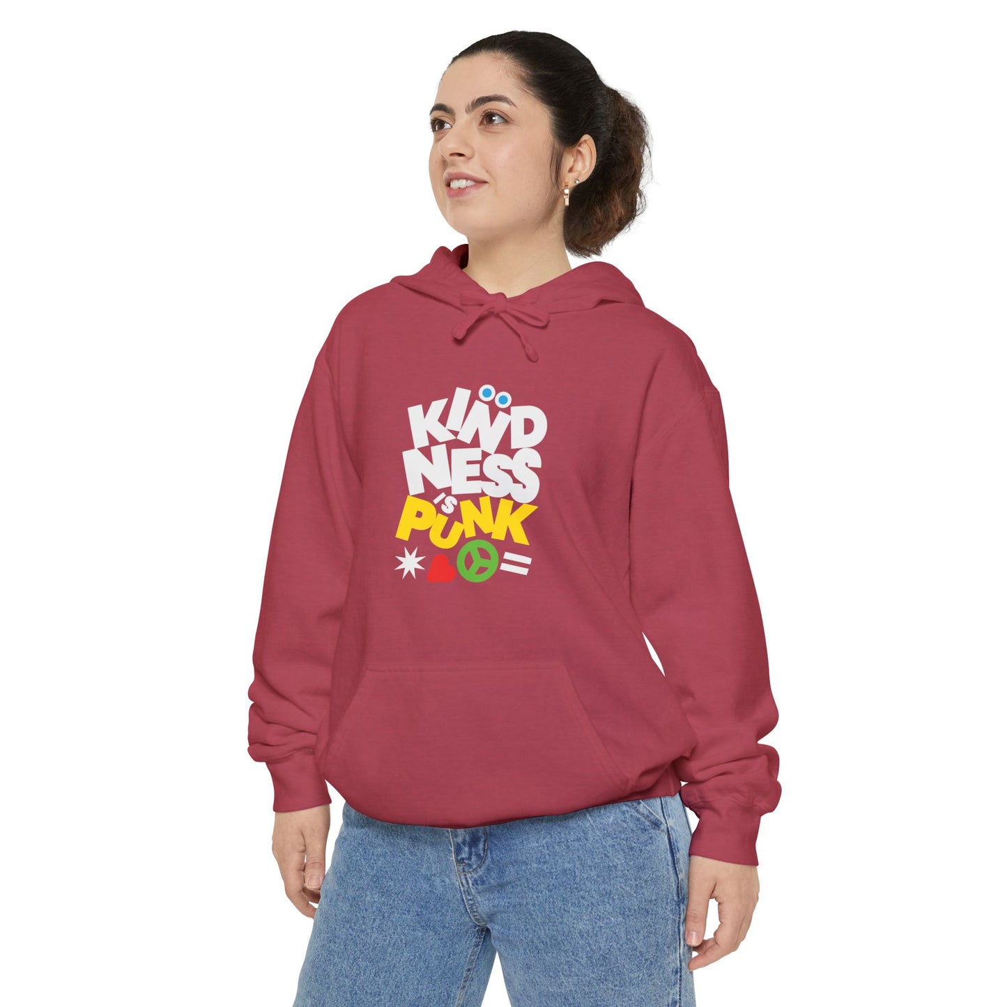 Peace, Love, and Punk Hoodie - by Favio Moreno