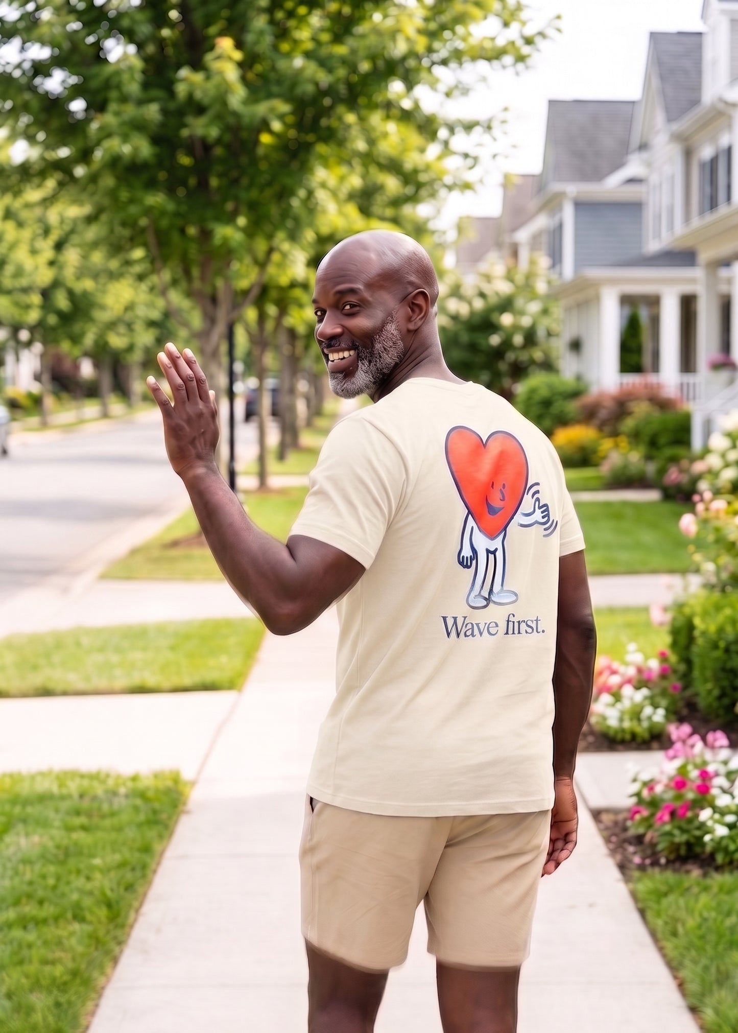 "Wave First" Heart - Kindness Social Club T-Shirt