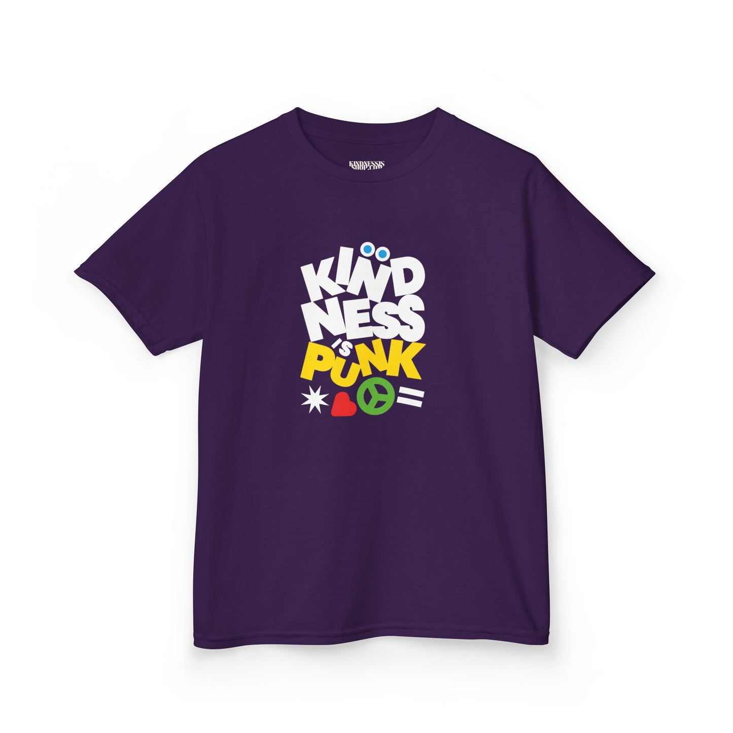 Peace, Love, and Punk Kid's T-shirt - by Favio Moreno