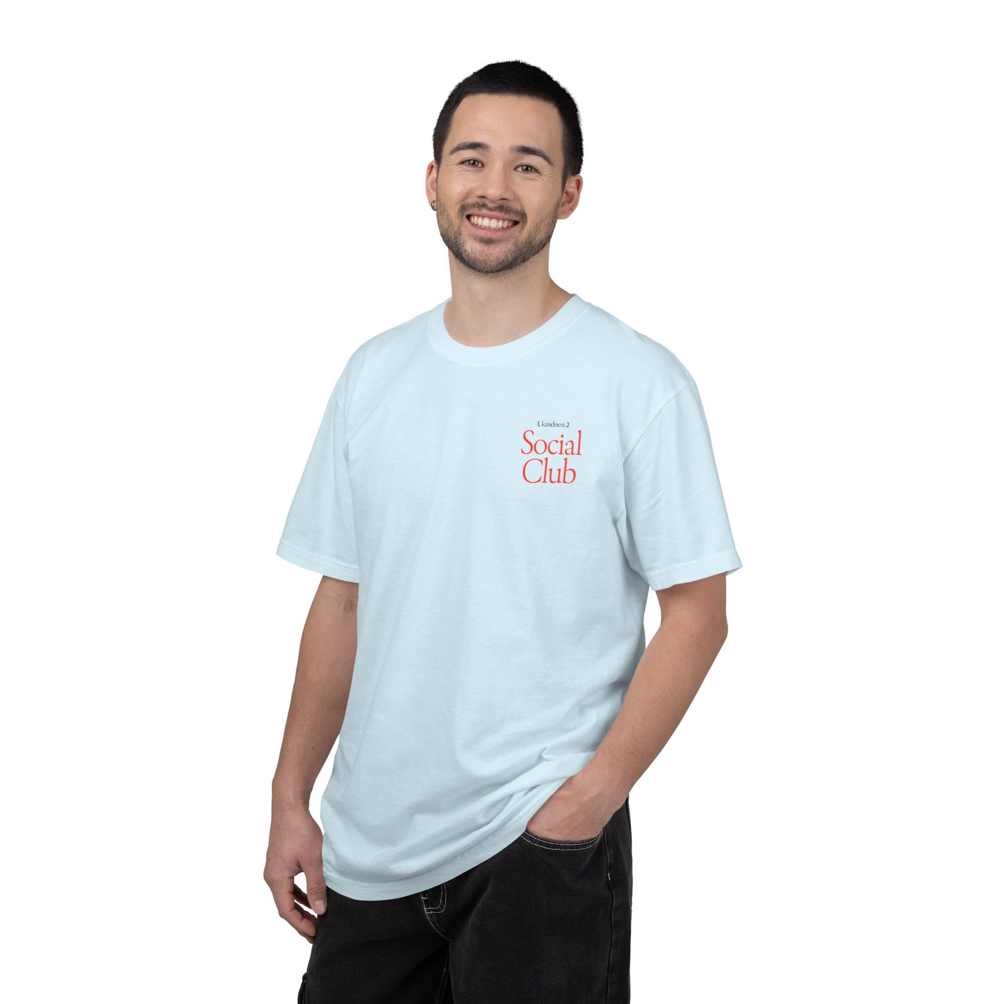 Kindness Social Club – By: Favio Moreno - Varsity Unisex T-Shirt (KSC Light)