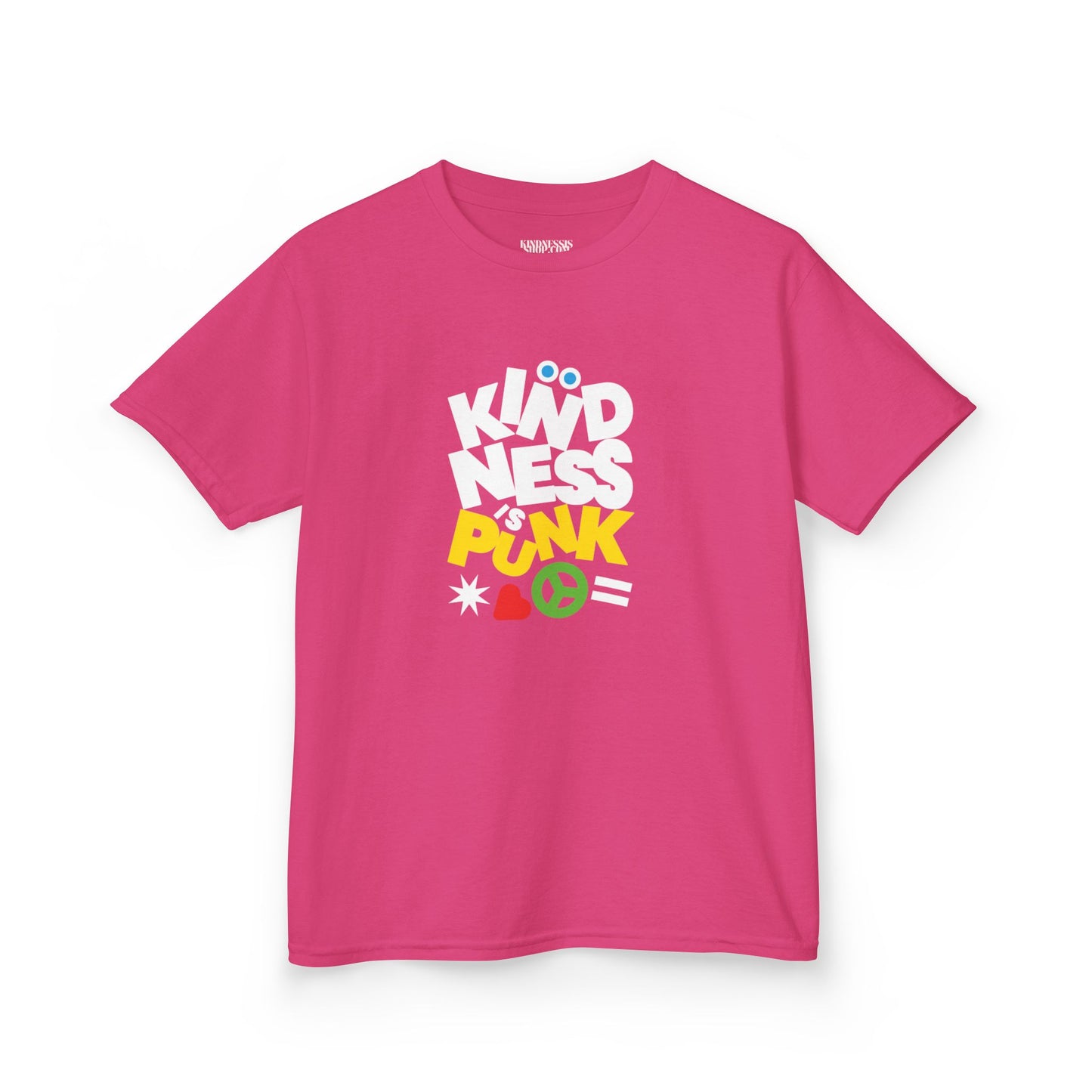 Peace, Love, and Punk Kid's T-shirt - by Favio Moreno