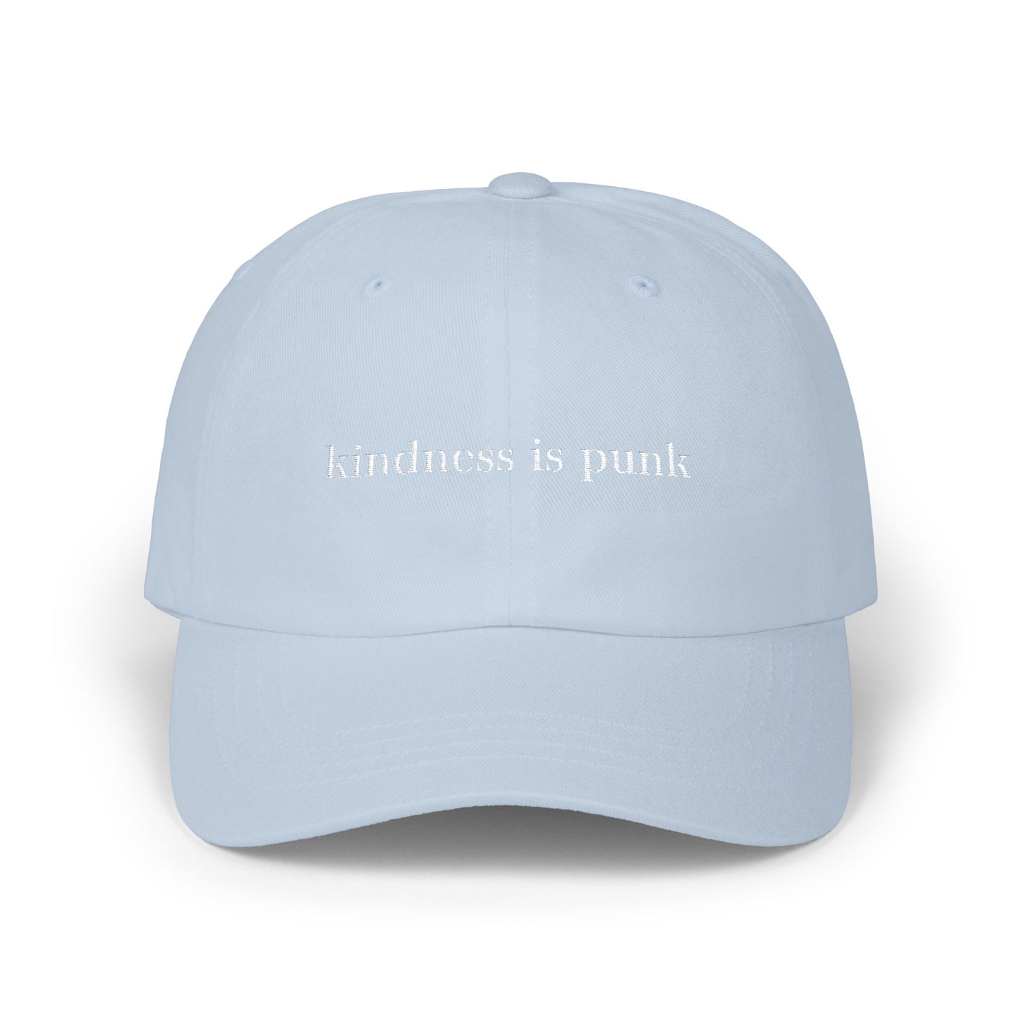 Kindness Is Punk Embroidered Dad Cap