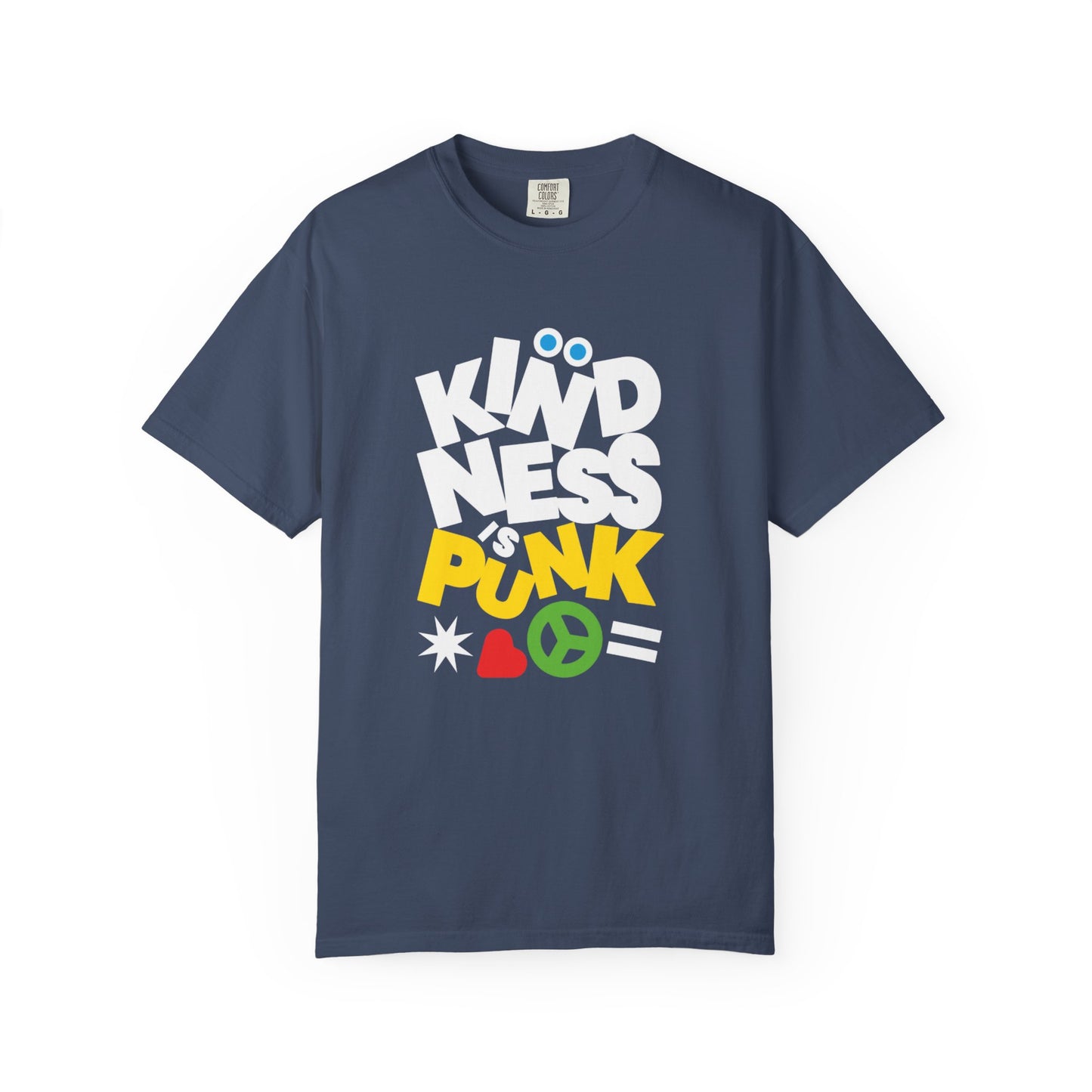 Peace, Love, and Punk T-shirt by Favio Moreno