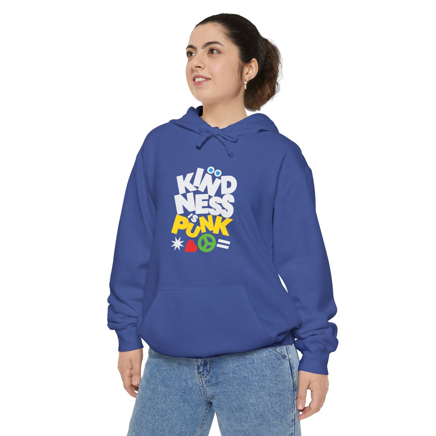 Peace, Love, and Punk Hoodie - by Favio Moreno