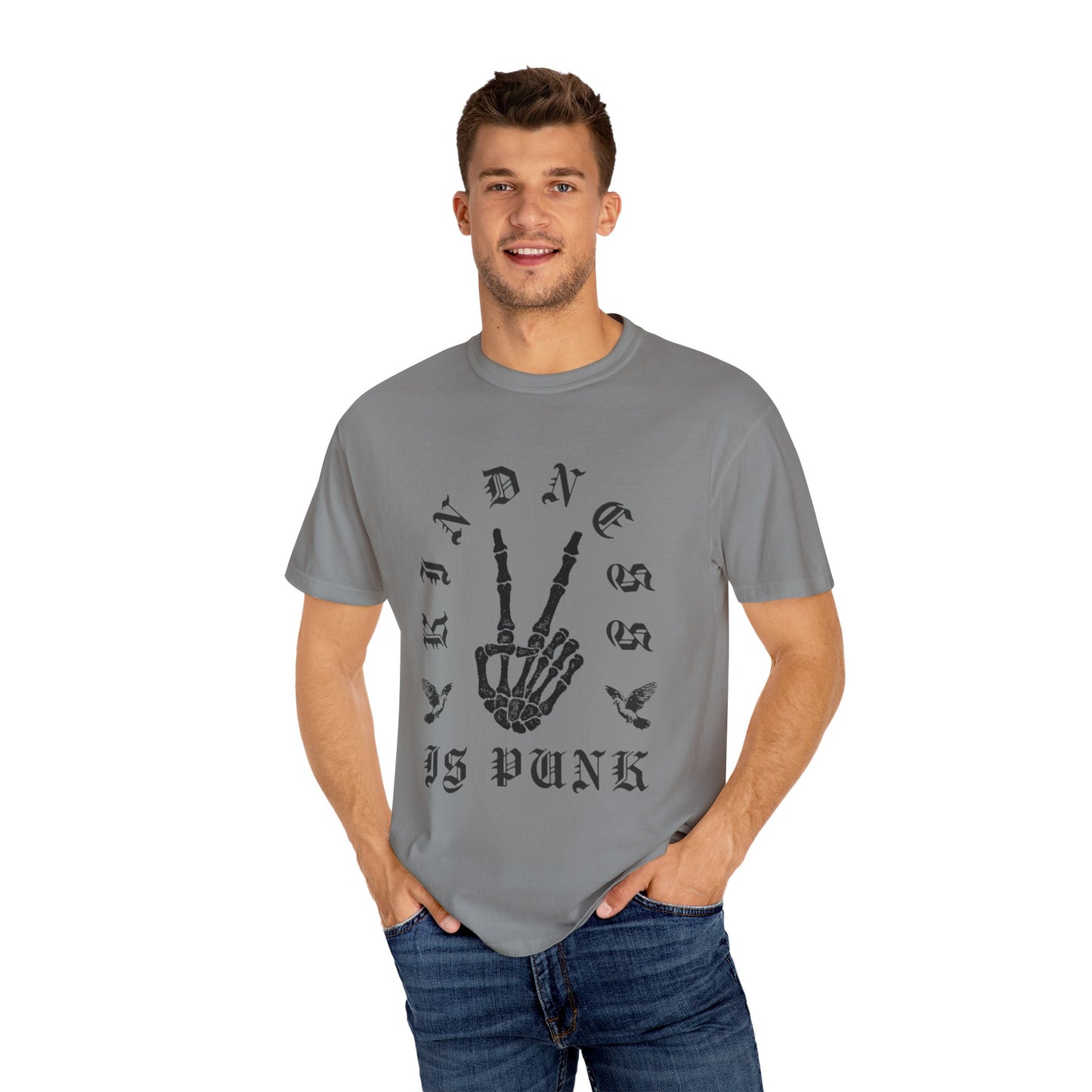 Gothic Dove Kindness T-shirt - by Favio Moreno