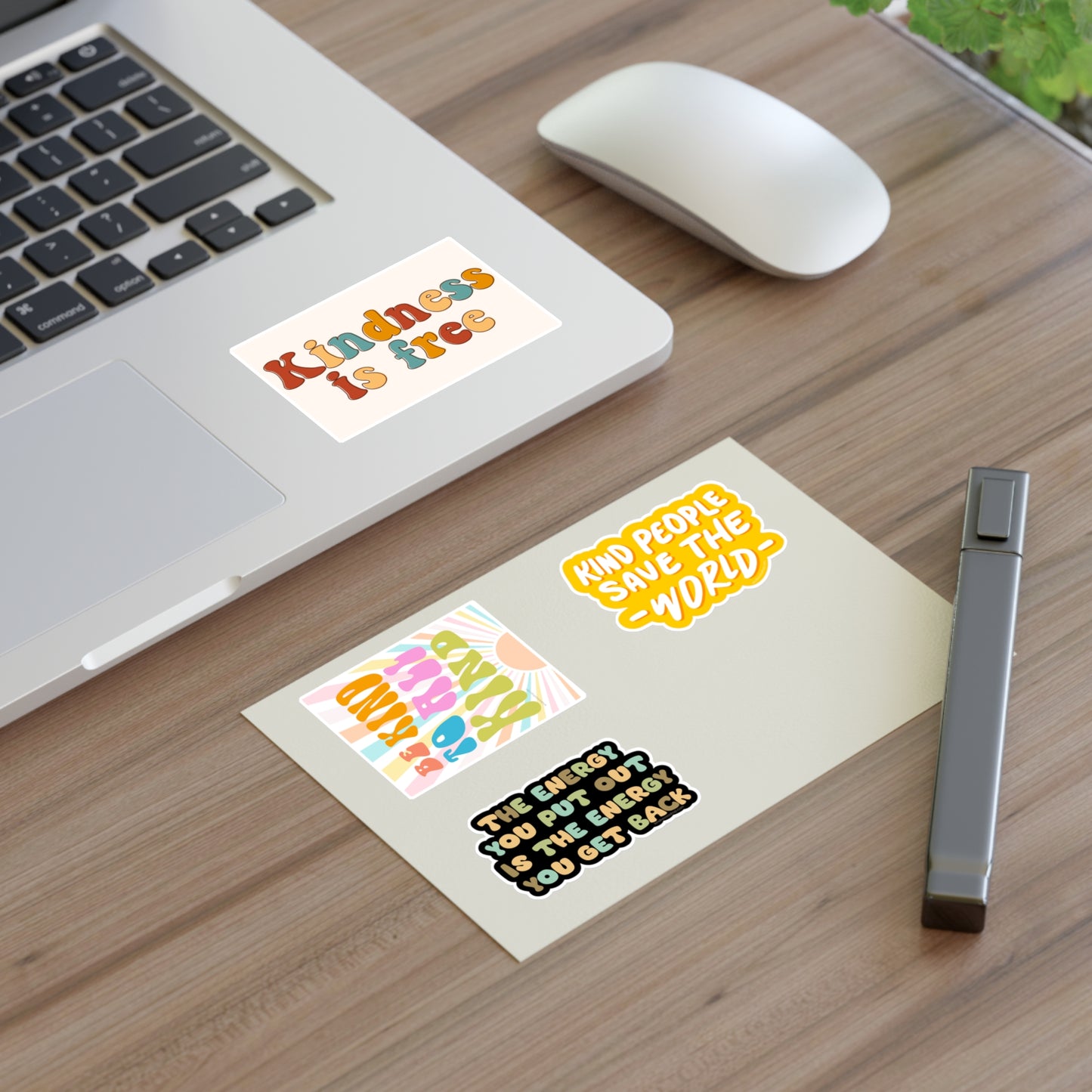 Retro Kindness Sticker Sheet of Four
