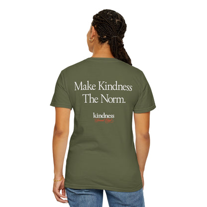 Make Kindness the Norm (Reg) Unisex T-Shirt (KSC Rich) - By: Favio Moreno