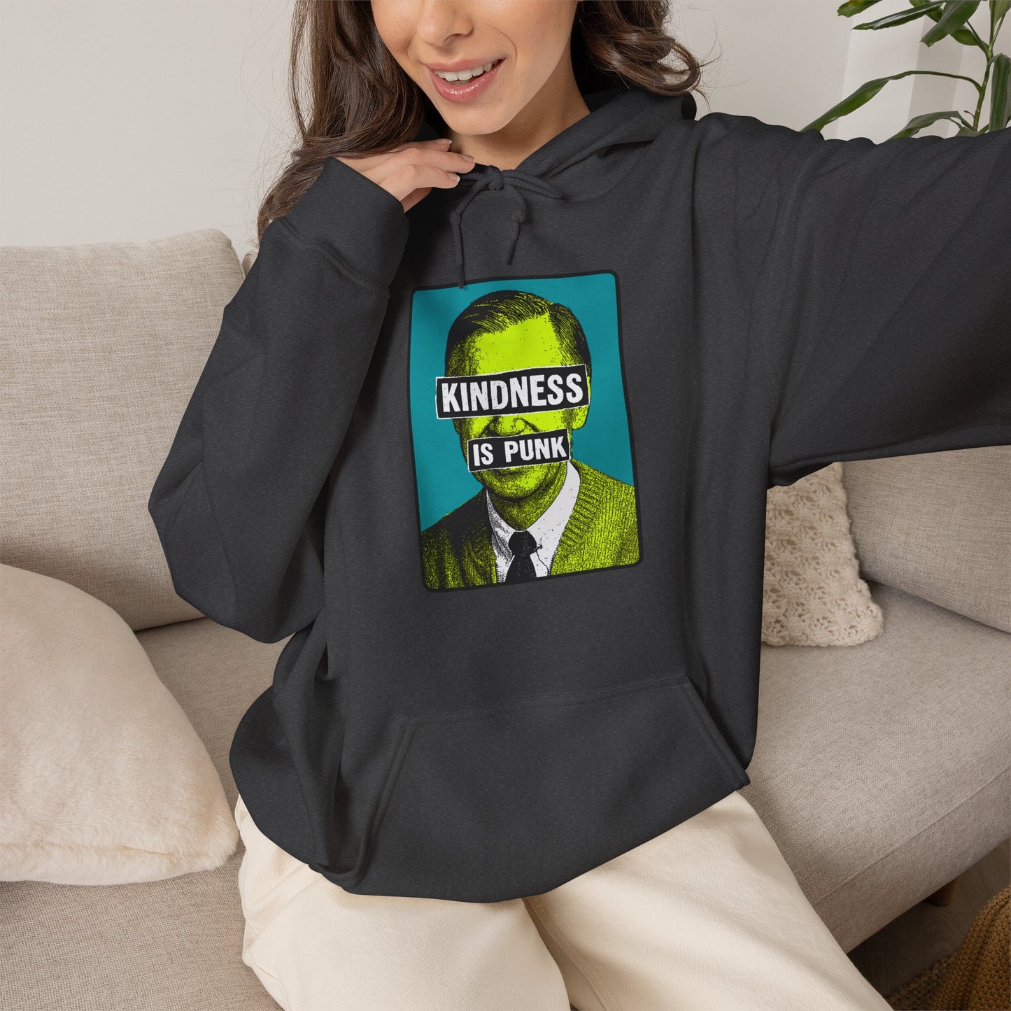 Unlikely Rebel Pop Art Edition Unisex Hoodie (Blue)