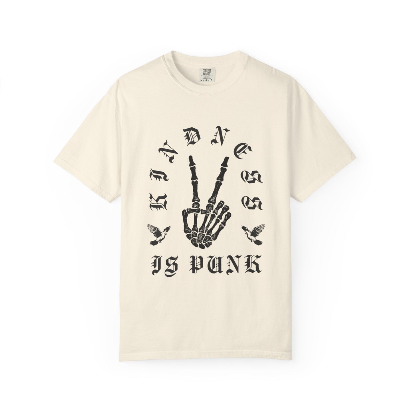 Gothic Dove Kindness T-shirt - by Favio Moreno