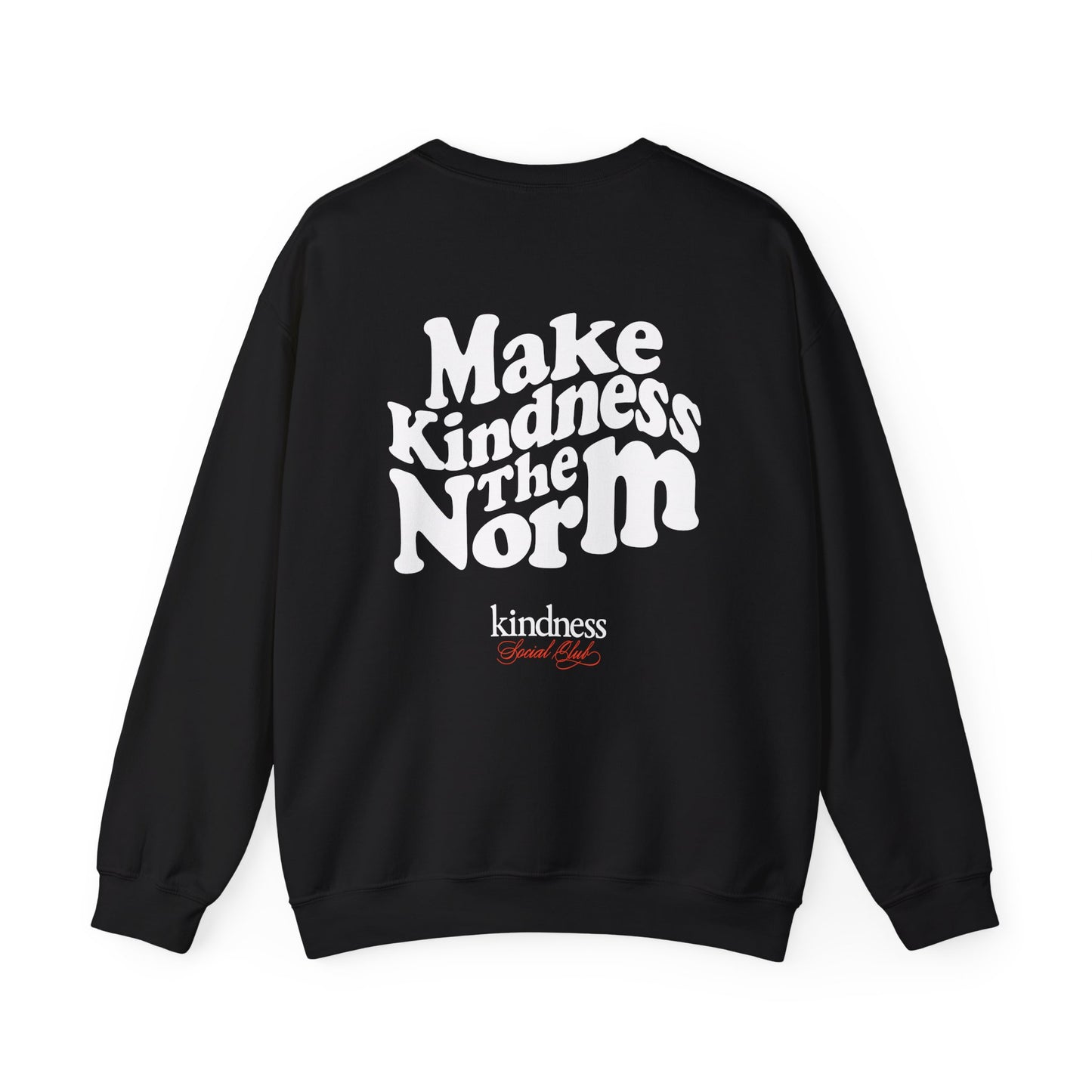 Make Kindness the Norm (Wavy) Unisex Crew Sweatshirt - By: Favio Moreno (KSC Rich)