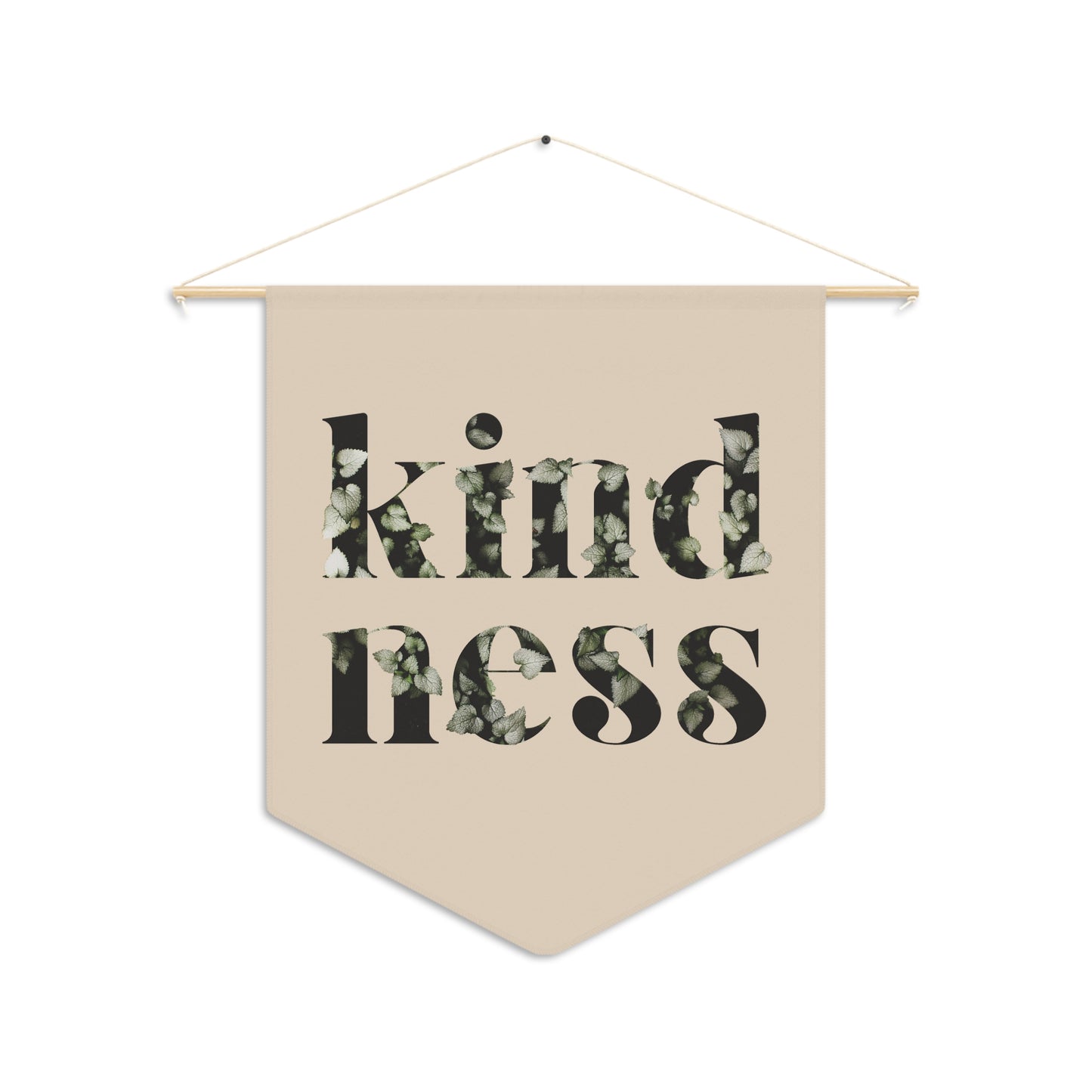 Heirloom Kindness Floral Pennant - By: AMR