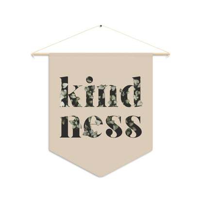 Heirloom Kindness Floral Pennant - By: AMR
