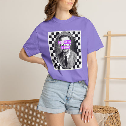 Unlikely Rebel Checkered Edition Unisex T-shirt (Violet)