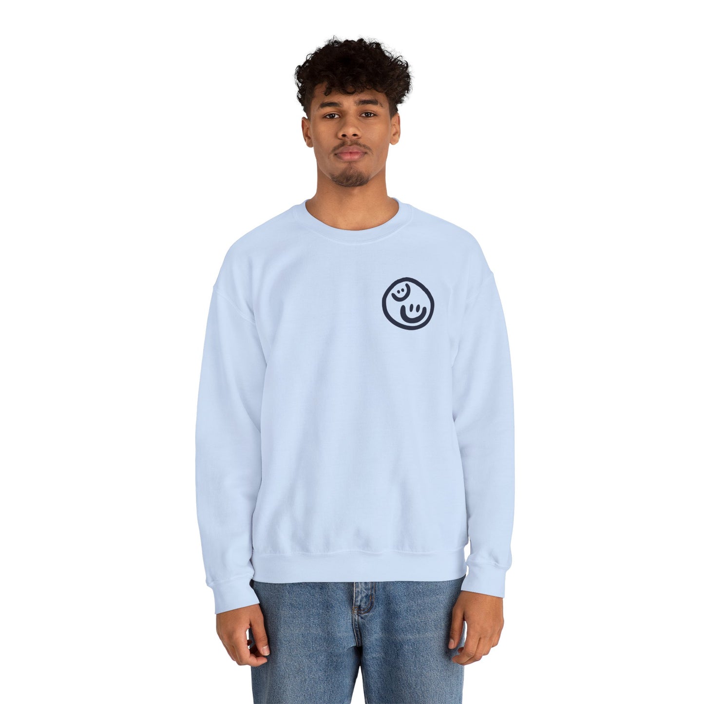 Love your Neighbor - By: Favio Moreno - Unisex Crew Sweatshirt (KSC, Reg, Light)