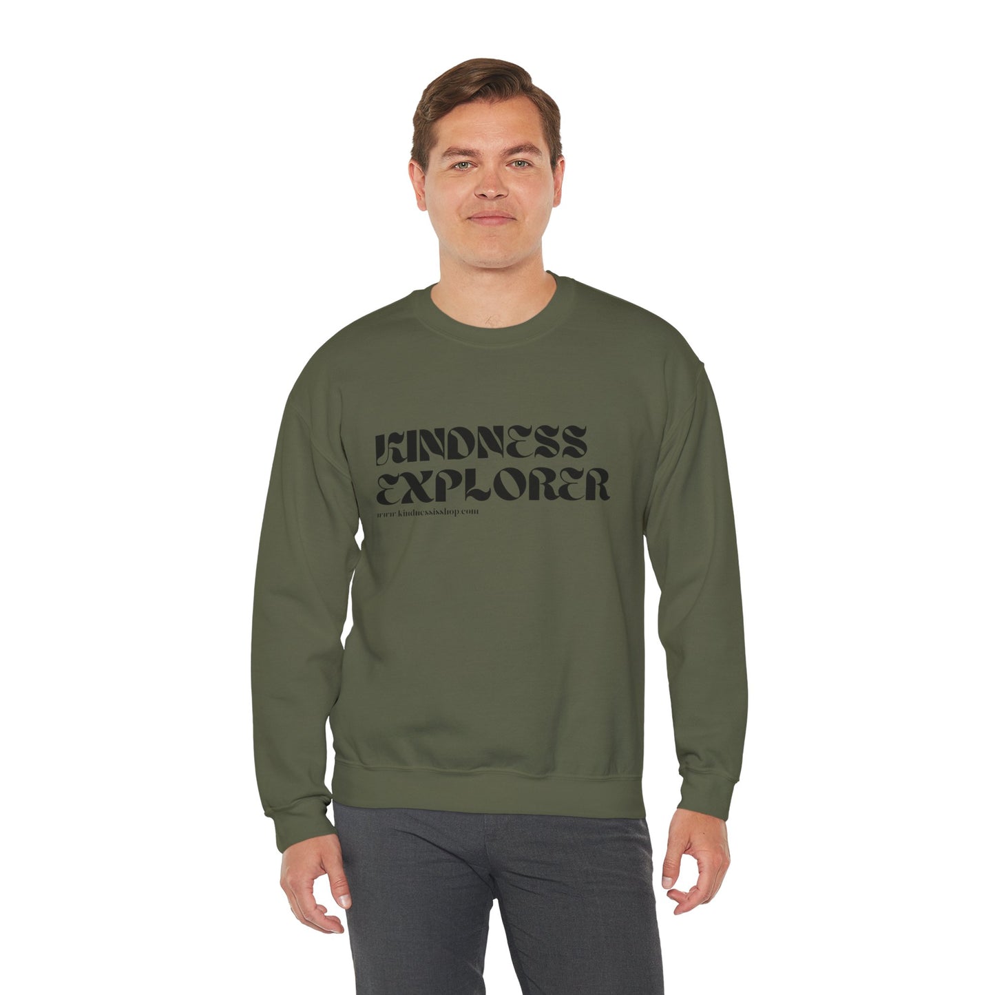 Kindness Explorer Crewneck Adult Sweatshirt
