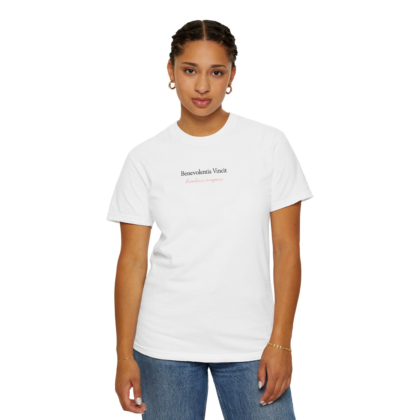 Kindness Conquers By: Favio Moreno Unisex T-Shirt (KSC Light)