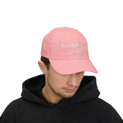 Kindness Is Punk  Embroidered Dad Cap