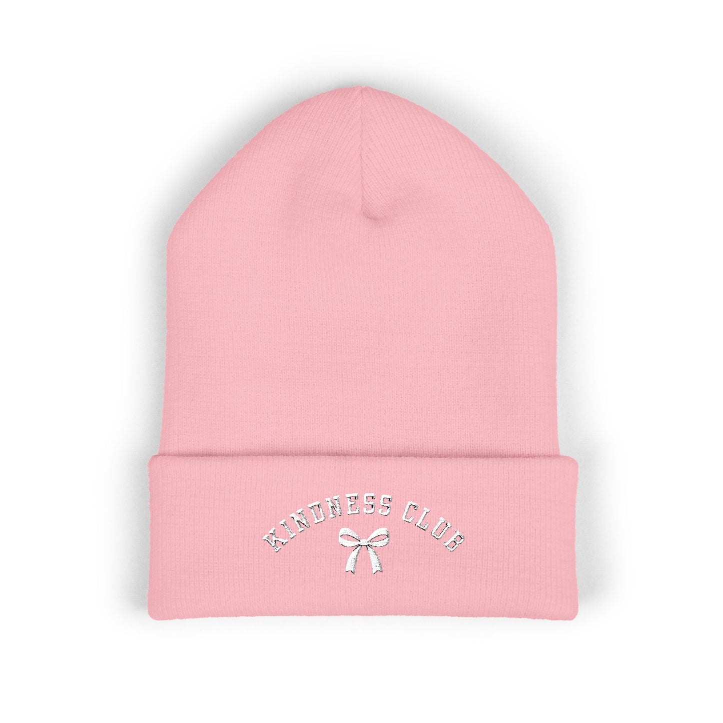Kindness Club Varsity Embroidered Beanie