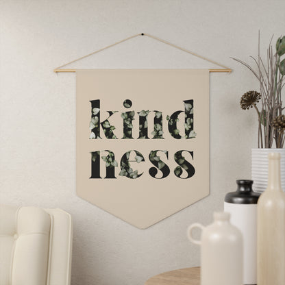 Heirloom Kindness Floral Pennant - By: AMR