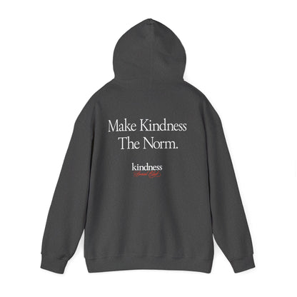 Make Kindness The Norm Unisex Adult Hoodie (Reg KSC Rich) By: Favio Moreno