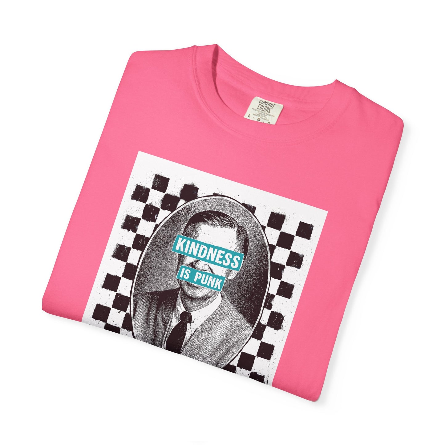 Unlikely Rebel Checkered Edition Unisex T-shirt (Blue)