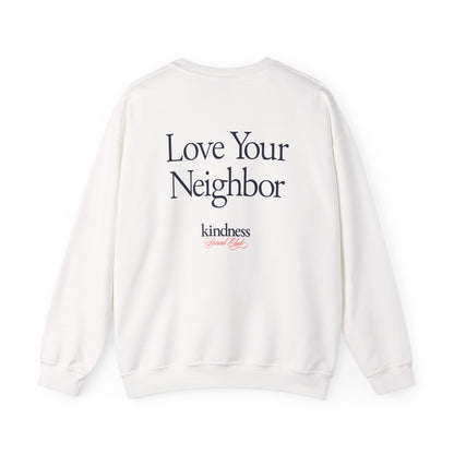 Love your Neighbor - By: Favio Moreno - Unisex Crew Sweatshirt (KSC, Reg, Light)