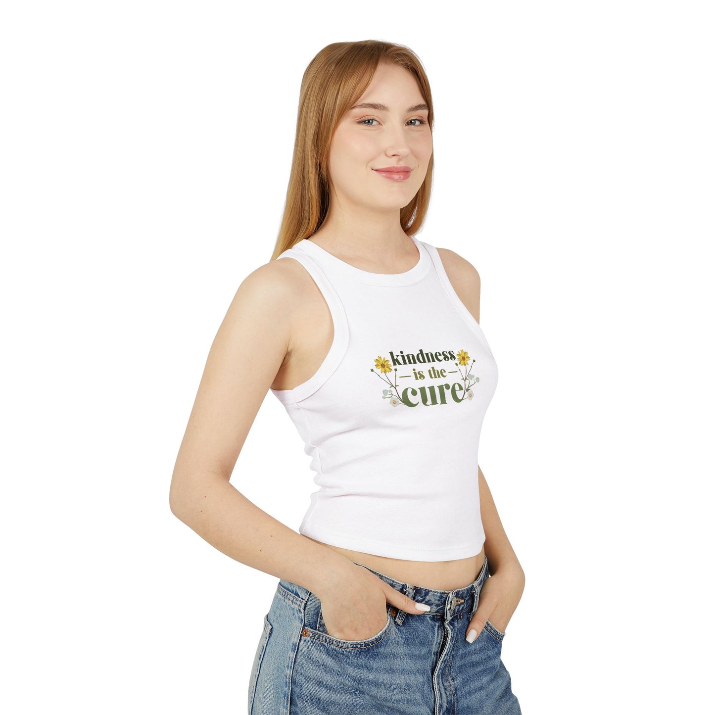 The Cure - Floral Racer Tank