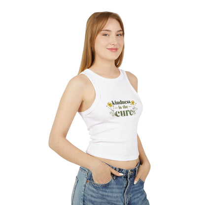 The Cure - Floral Racer Tank