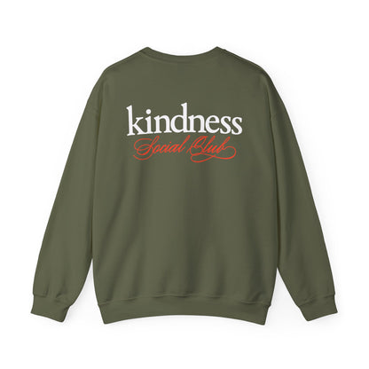 Kindness Conquers Unisex Crew Sweatshirt By: Favio Moreno (KSC Rich)