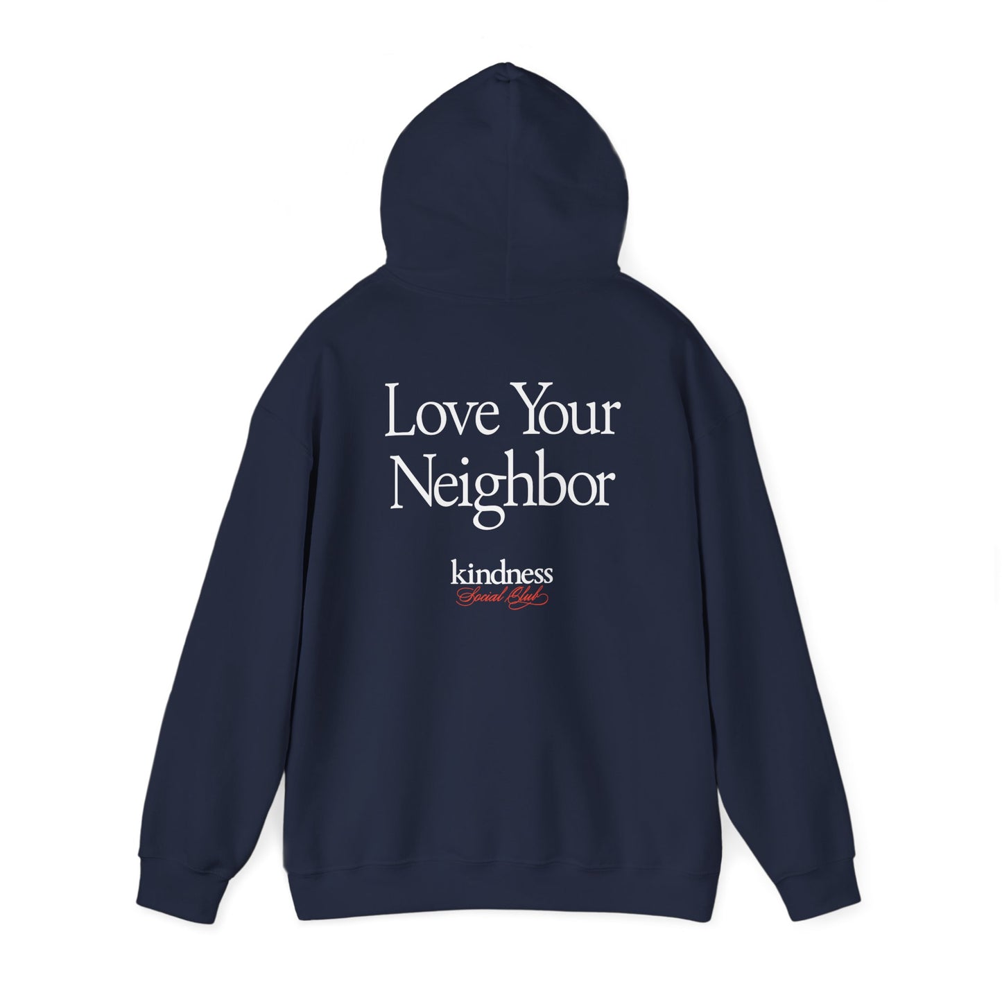 Love your Neighbor - By: Favio Moreno - Unisex Adult Hoodie (KSC, Reg, Rich)