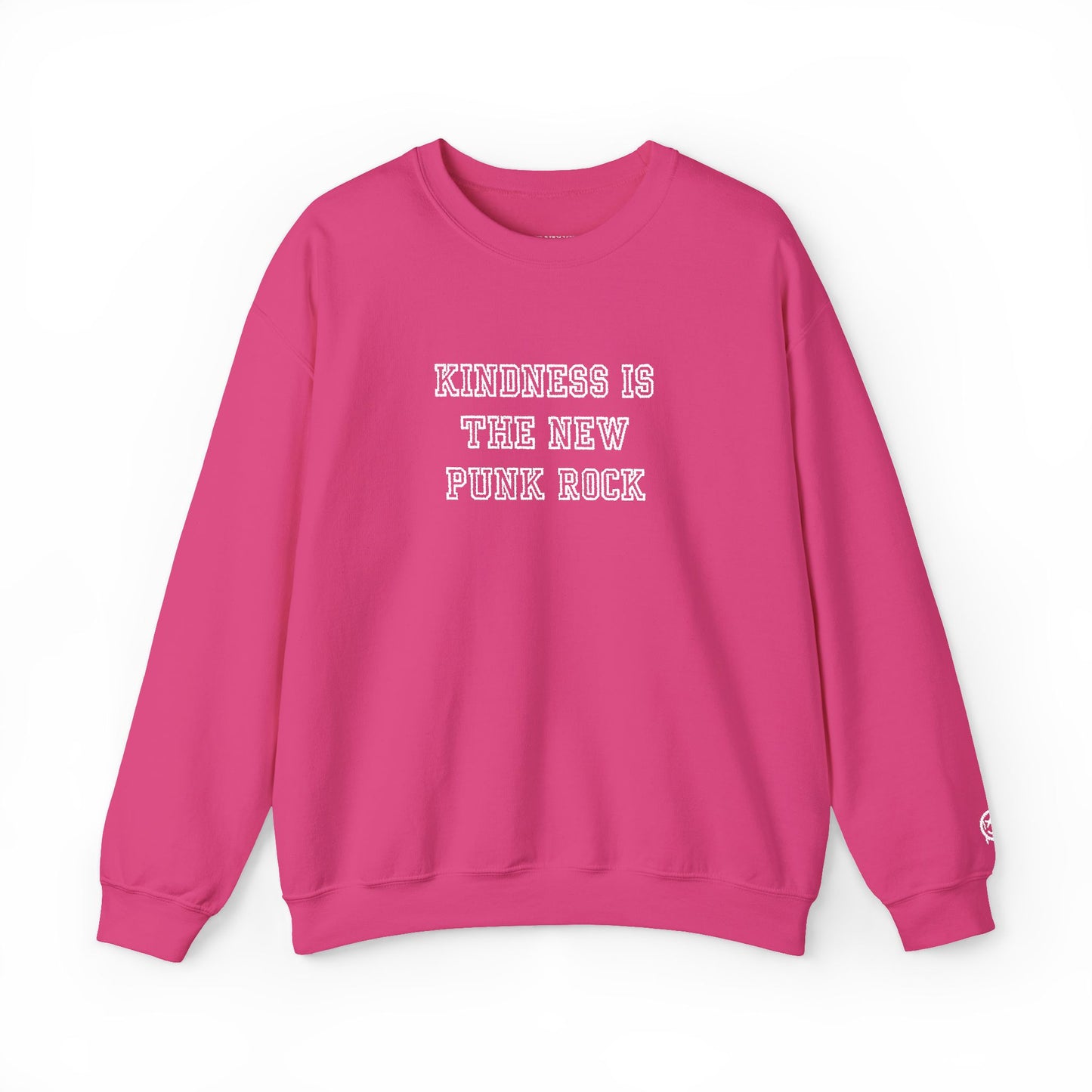B-Side Rebel (Kindness is Punk) - Varsity Embroidered Crewneck Sweatshirt