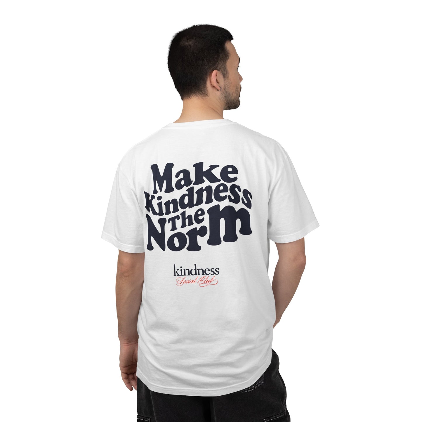 Make Kindness the Norm (Wavy) Unisex T-Shirt - By: Favio Moreno (KSC Light)
