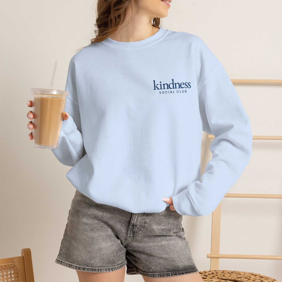 "Be the reason someone smiles today" Crewneck Sweatshirt
