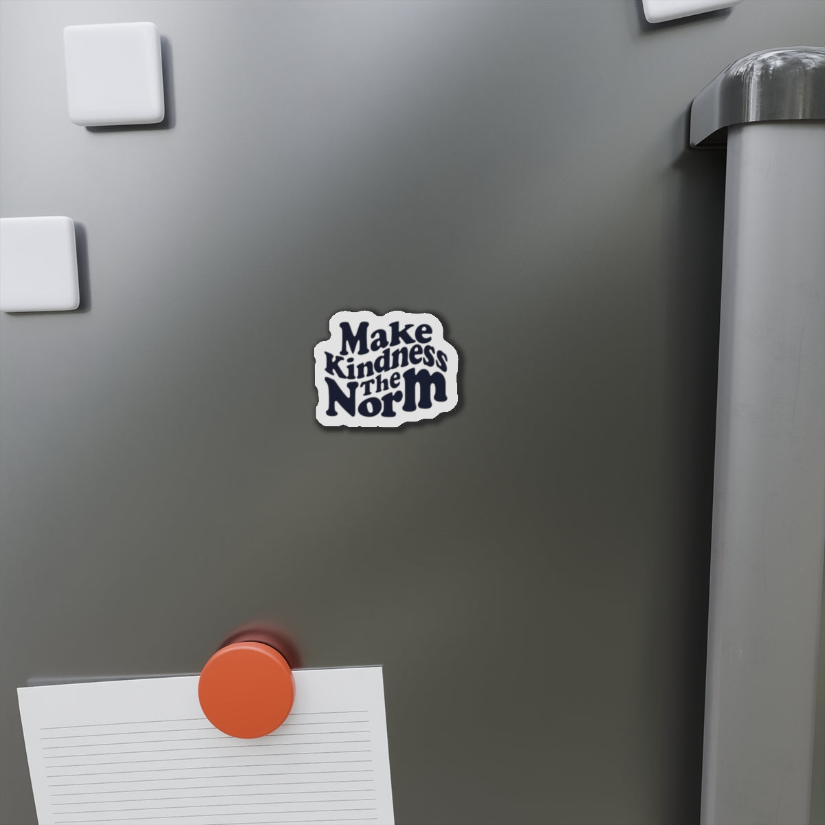 Make Kindness the Norm (Wavy. KSC) Magnet - 3x3 and 5x5 - By: Favio Moreno