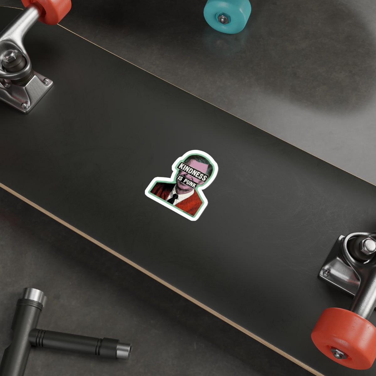 Unlikely Rebel Pop Art Edition Die-Cut Sticker Green