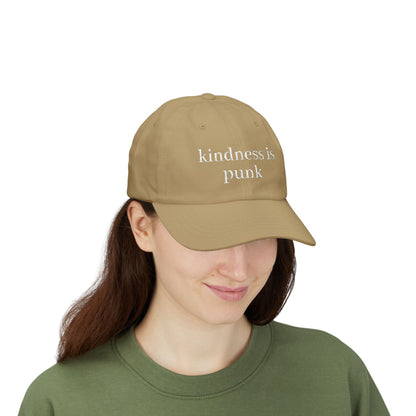 Kindness Is Punk  Embroidered Dad Cap