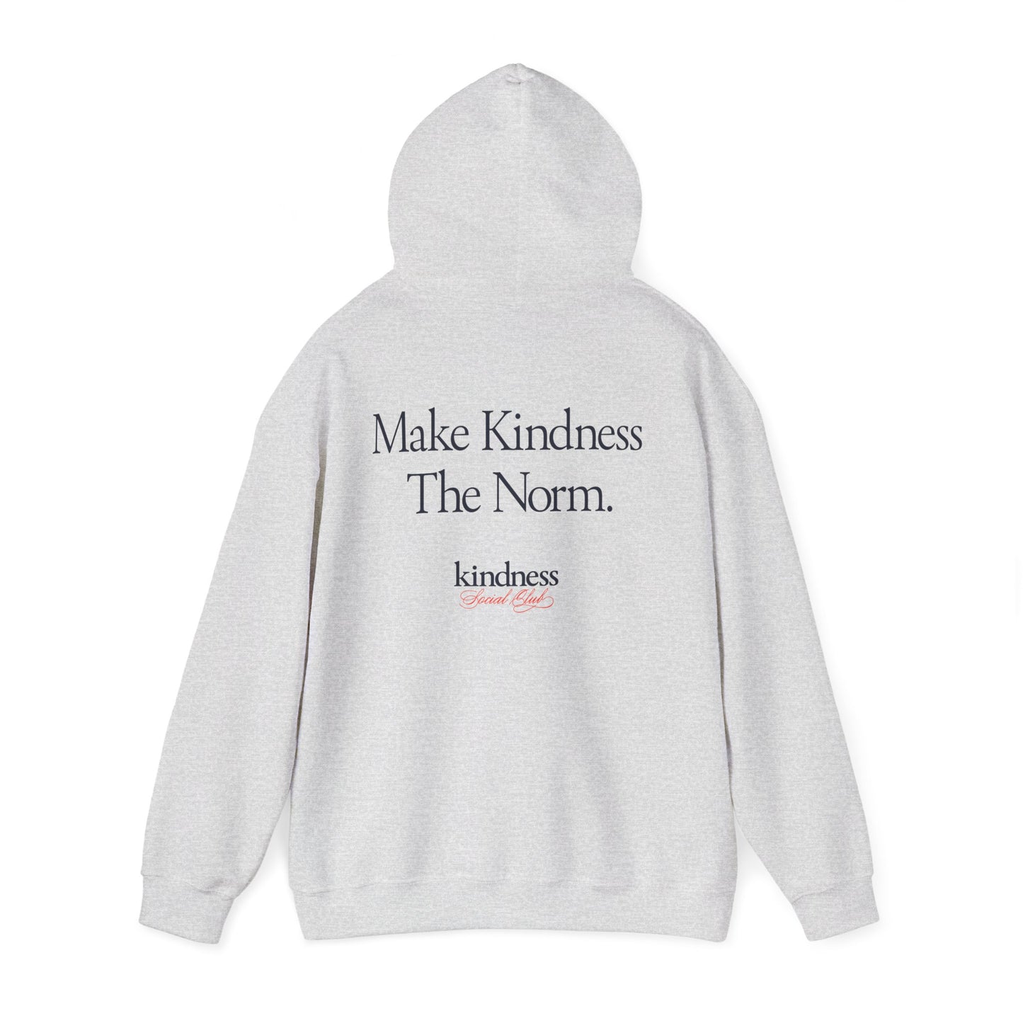 Make Kindness The Norm Unisex Adult Hoodie (Reg KSC Light) - By: Favio Moreno
